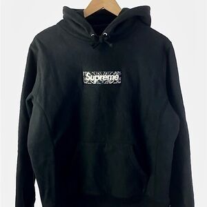 Supreme Black Graphic Hoodie